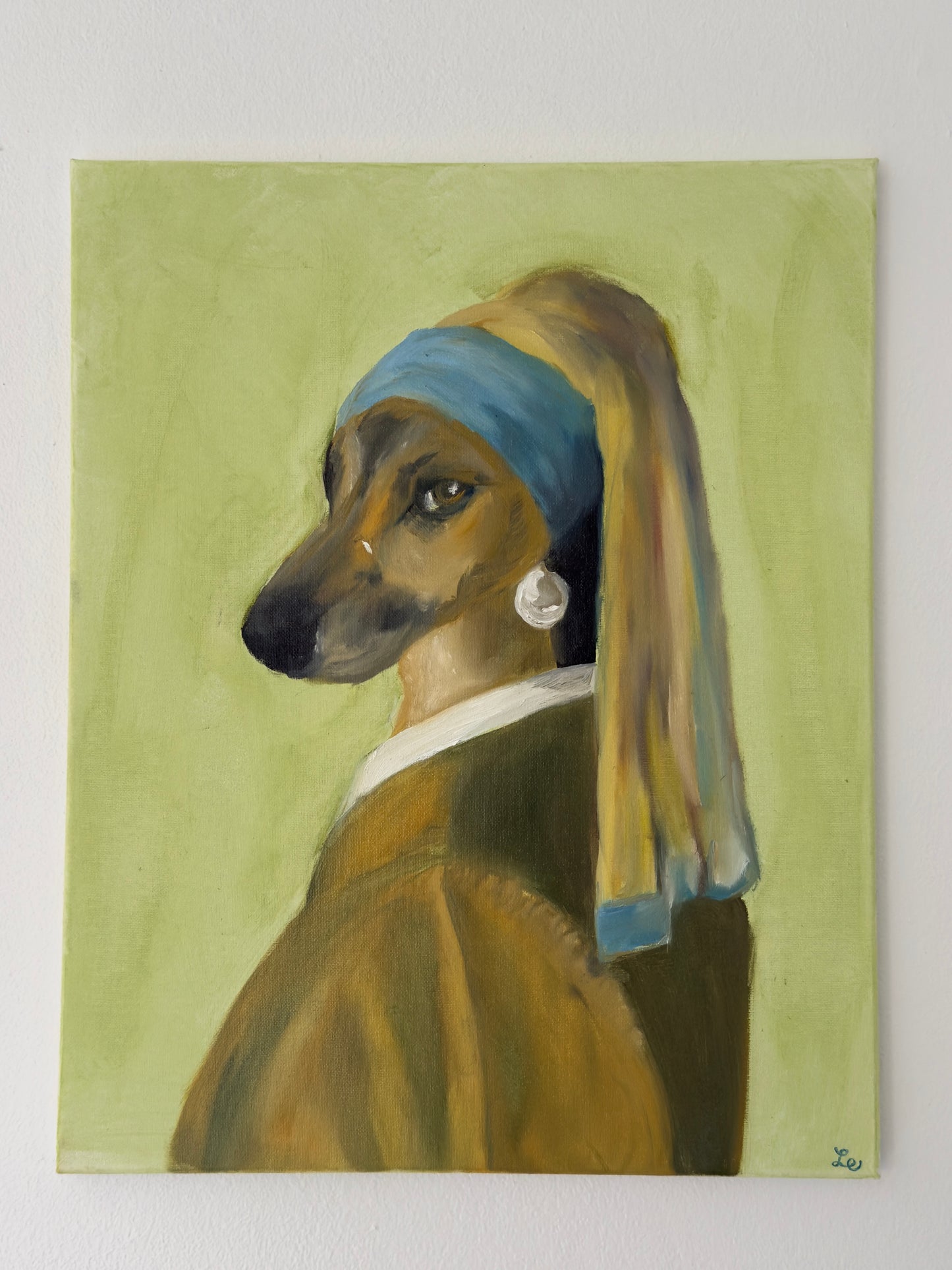 Dog with a Pearl Earring